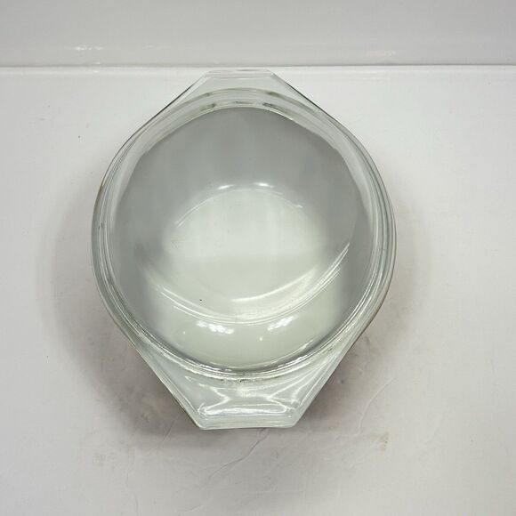 Vintage Pyrex 043 Early American Casserole & Lid  1.5 Quart Oval Brown Gold USA - Picture 7 of 13